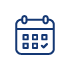 calendar with ticked date icon